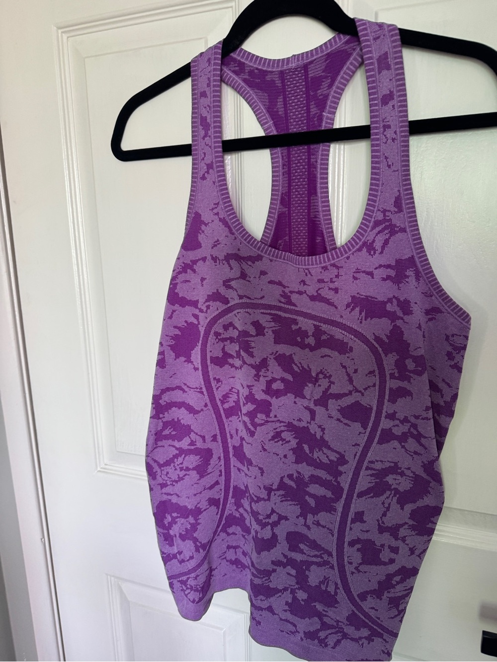 lululemon athletica purple seamless racerback tank